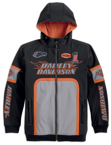 Harley-Davidson Men's Incinerator Softshell Hooded Jacket 98522-12VM