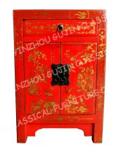 Chinese Painted Small Cabinet
