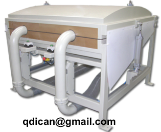Vacuum pillow filling machine