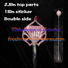 Crystal Diamond Shaped Pageant Crowns