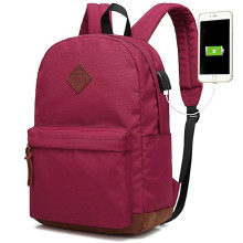 School Travel  Backpack Bag With USB Charger