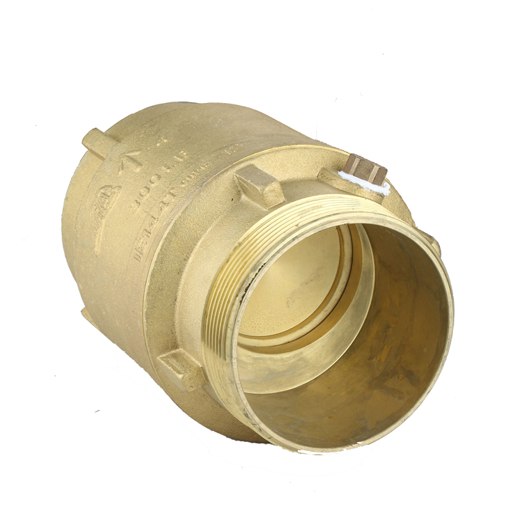 4'' brass male inlet x female outlet check valve fire safety equipment for fire protection