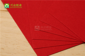 Specialty Cardstock Paper Alkaline Red Cardboard