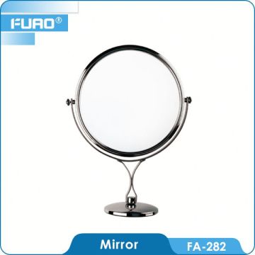 FUAO Decorative bathroom accessories wall mounted white framed bathroom mirrors