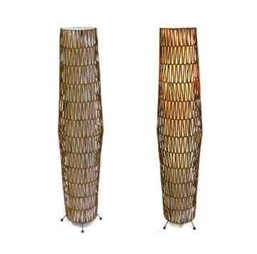 Vintage Soft Light LED Rattan Floor Lamp