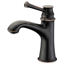 Oiled Rubbed Bronze Bathroom Faucets One Handle
