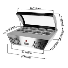 Table Refrigerated Display Case / Top Display Case
