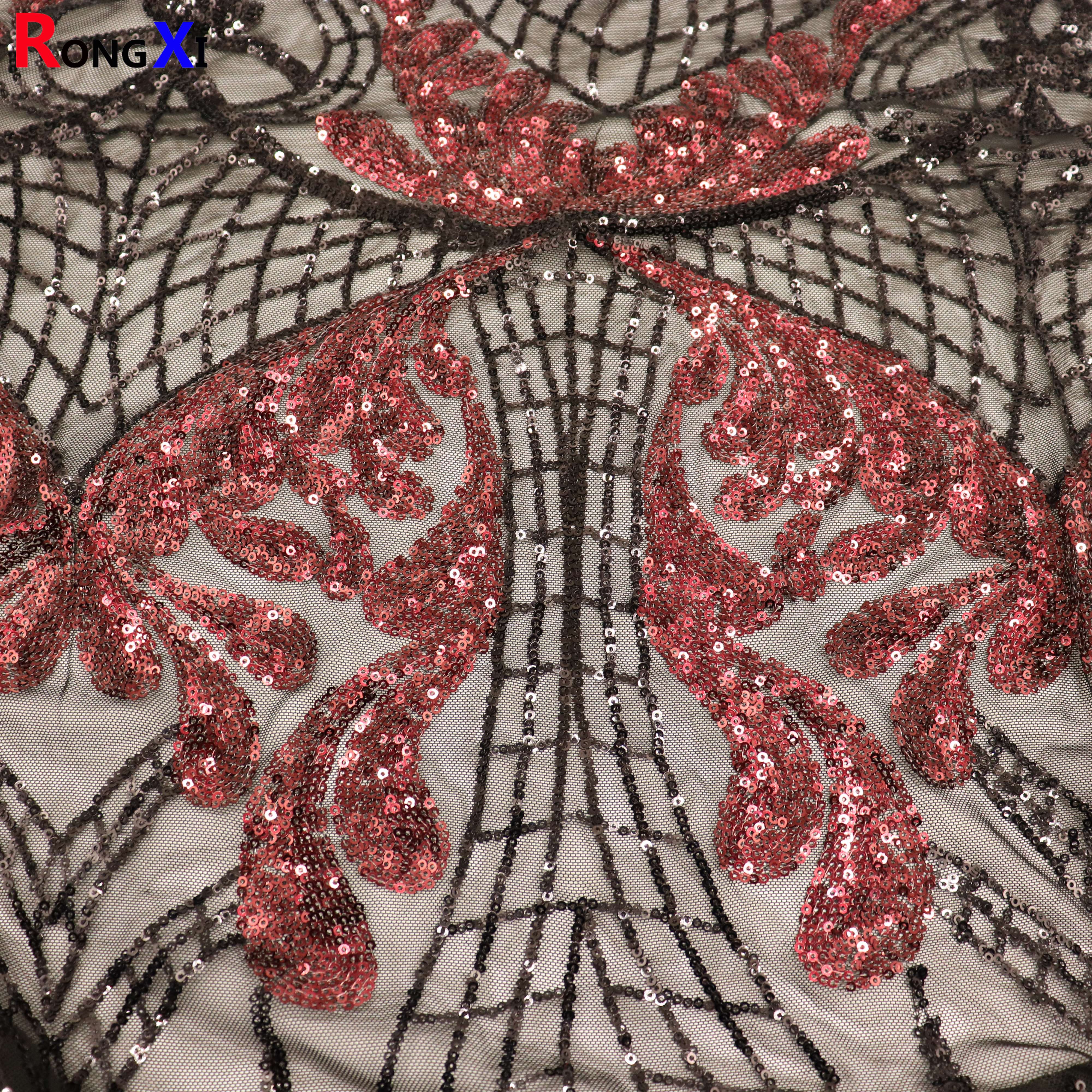 RXF1721 3mm Multifunctional Jacquard Fabric With Sequin With Great Price