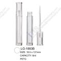 Round Plastic Lipgloss Tube Packaging Clear Bottle Container