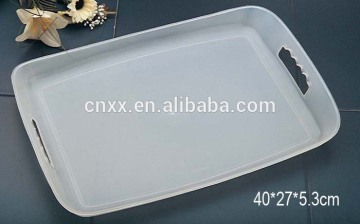 rectangular fast food tray plastic plate food grade