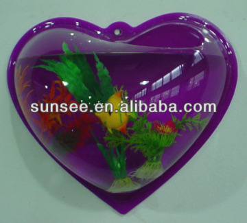 Wall hanging small acrylic fish tank wholesale FT-048