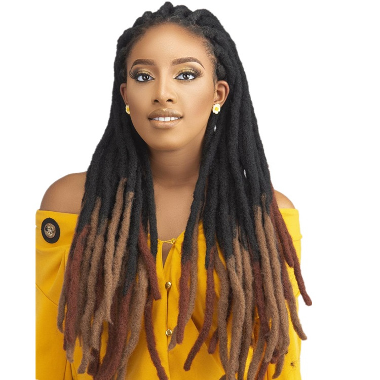 Short Dreadlock Crochet Locs Synthetic Dread Locks Braiding Hair Extensions