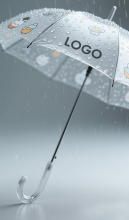 Custom Rain Umbrella with Artistic Print