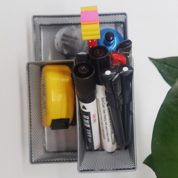 Metal iron decoration student desk pen holder