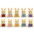 Nowy 3D Animal Rabbit Resin Figurine Fairy Garden Toys Gift for Key Chain Art Decoration Artificial Craft Home Ornament