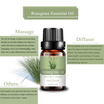 Custom Rosegrass Diffuser 10ml Essential Oil For Skin Care