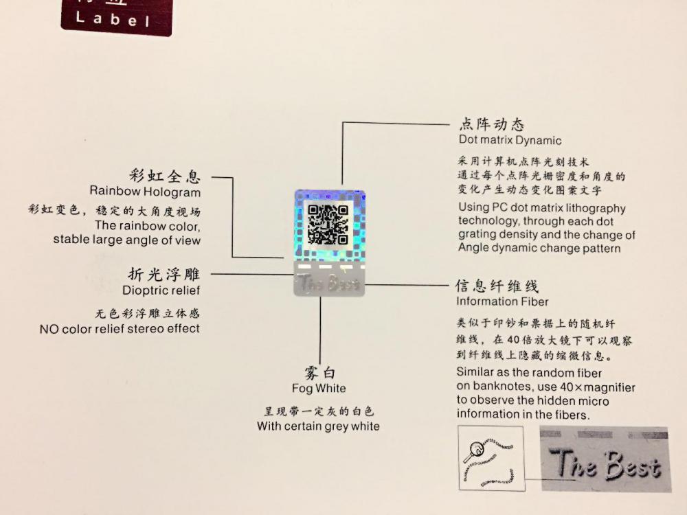 잘 만들어지고 절묘한 스티커 라벨