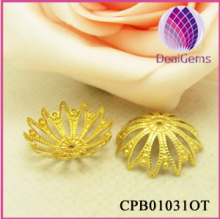 Wholesale Brass End Filigree Dome Bead Caps Jewelry Findings