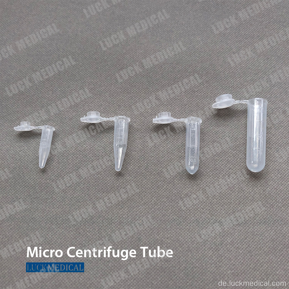 Einweg -Mikrozentrifugenrohr MCT