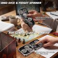 7-in-1 DND Spinner dice, Spinner dice 7-in-1 Metal DND dice for Suitable for Most Table Games dice RPG Spinner dice