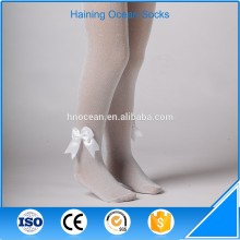 Comfortable cute bow trim fancy pantyhose tights brand name leggings