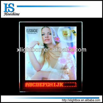 Hot sale!! acrylic led light box,acrylic backlit led light box,led crystal light box