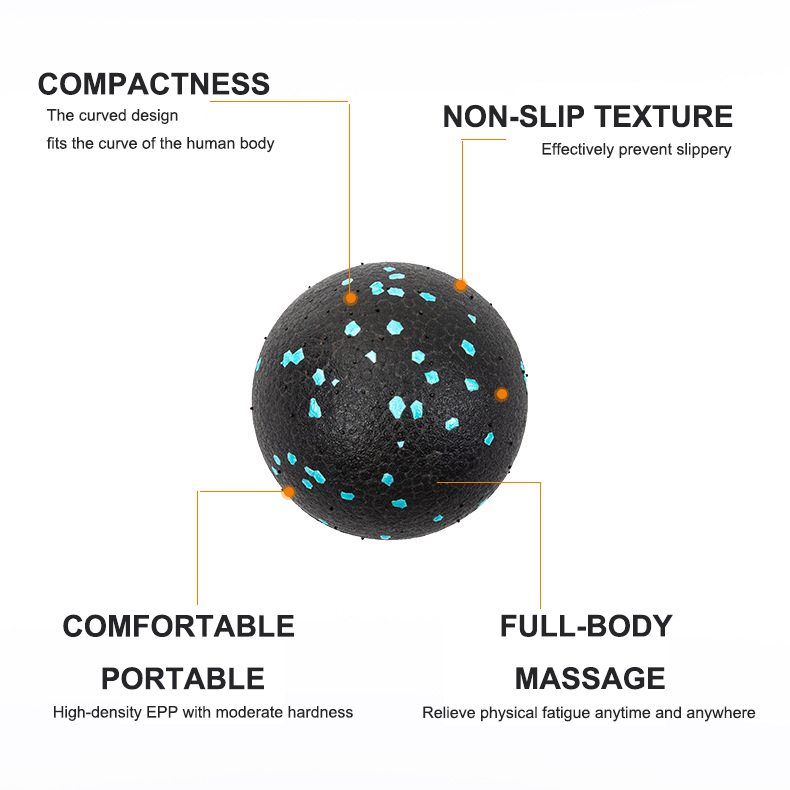 Wholesale 5 inch Self Balls Indoor 10cm Foam Massage EPP Fitness Ball For Sport And Entertainment