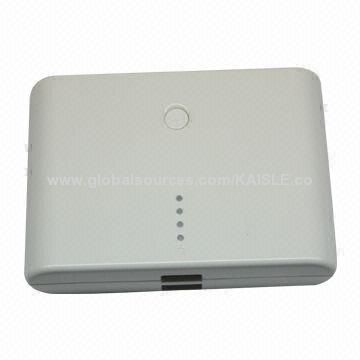 Power Bank with 13,200mAh Capacity, Dual-USB Interfaces