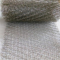 logam rajutan fleksibel mesh kain filteration