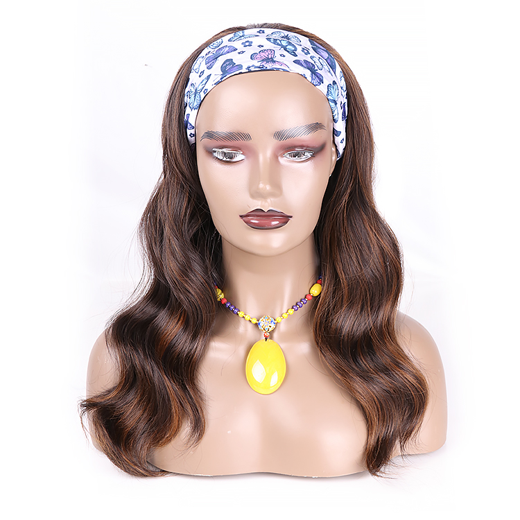 Julianna Silky Straight Body Deep Wave Braid Wig With Headband Attached Curly Synthetic Headband Wigs For Black Women