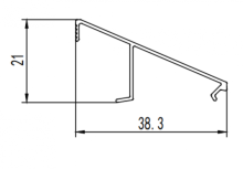 Casement window aluminum profile extrusion mould