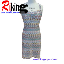 Fashion Ladies Garment Sequins Gallus Dress (RKD1360)