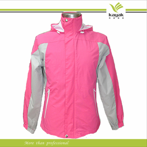 Wholesale Women Nylon Waterproof Jacket Coat (F136)