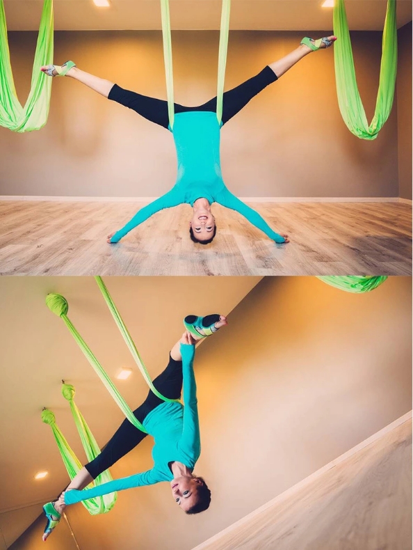 JW Ready Stock Yoga Hammock/Sling Kit Extension Straps - Antigravity Ceiling Hanging Yoga Sling Aerial Yoga Swing