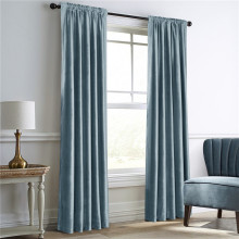 Modern solid color blackout curtain fabric