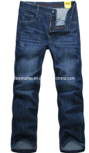 Crumping Bleach Whiskered Wash Jeans