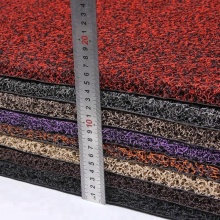 Nail backing loop anti slip car mat