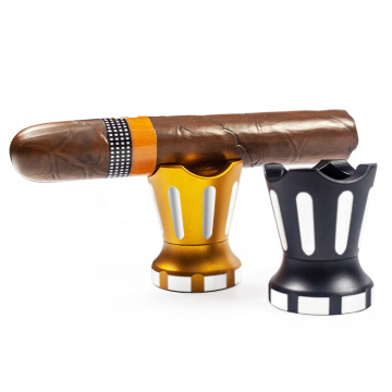 CH11CR01 American Style Aluminum Cigar Tray Cigar Holder Cigar Puncher Smoking Accessories Gift Box