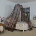 Round Top Fabric Mesh Double Bed Bed Canopy