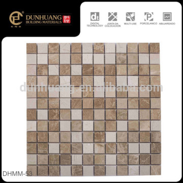 Easy Mosaic Design Mix Color Square Stone Mosaic