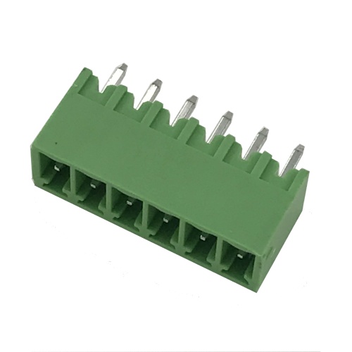 3.5mm straight angle female pin Plug-in terminal connector