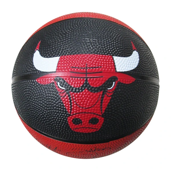 Bulls Design Official Size Rubber Basketball