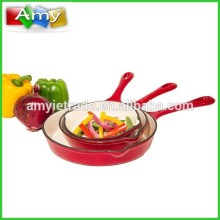 3 PCS Cast Iron Skillet, Cast Iron Pan Set