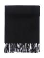 Senior Grade Cashmere Pure Color Tassel Scarf