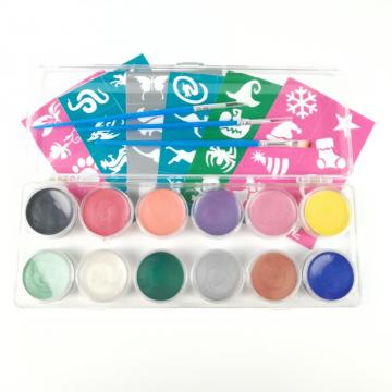 safe for skin Children face paint kit palette