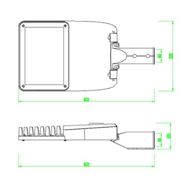 LEDER Bright 30W-300W LED Street Light With Pole