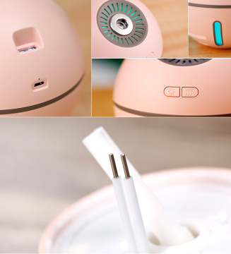 YTSD-0003,yiwu factory  small fan night light space ball atomizing humidifier