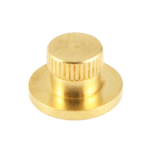 Brass Cap With Knurling