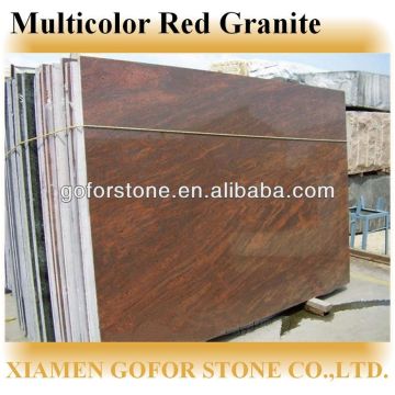 multicolor red granite, multicolor red granite slabs