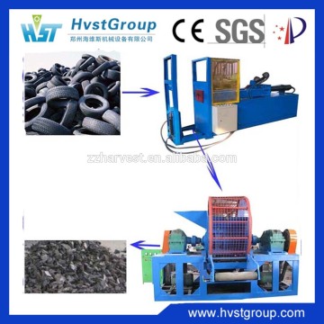 Tire recycling shredder/tire shredder waste tyres recycling machine